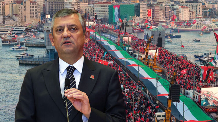 CHP'ye köprünün üstü yasak, oğula ise izin veriliyor