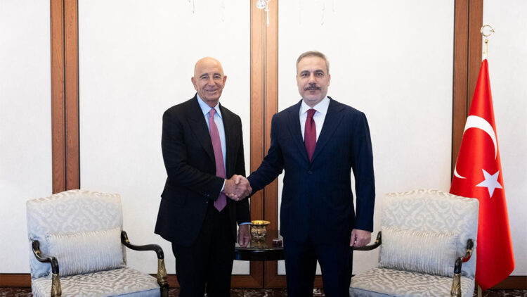 Hakan Fidan ABD'nin Ankara Büyükelçisi Barrack'ı kabul etti