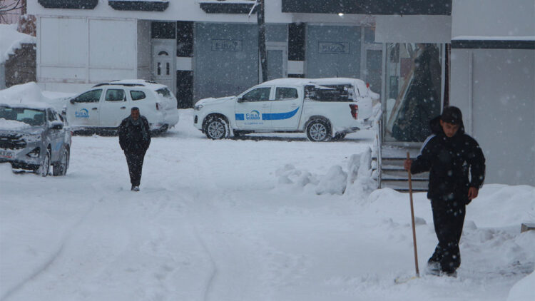 Karlıova'da kar yağışı nedeniyle 30 köy yolu ulaşıma kapandı