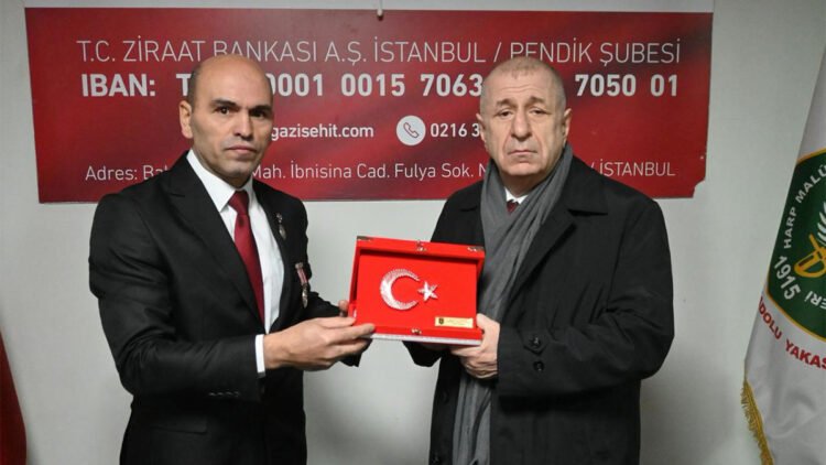 Ümit Özdağ, Türkiye Harp Malulü Gaziler Şehit, Dul ve Yetimler Derneği'ni ziyaret etti