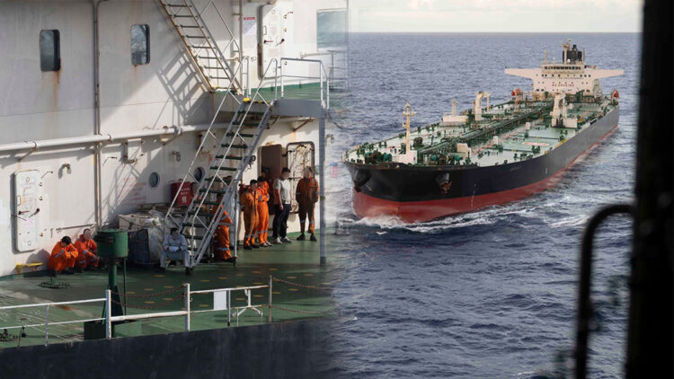 ABD güçleri Hint Okyanusu'nda petrol tankerine el koydu