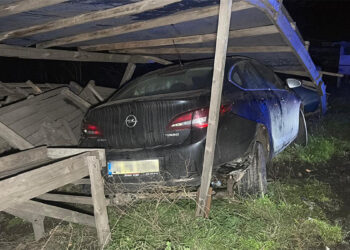Çorlu'da otomobil yol kenarındaki meyve tezgahına girdi