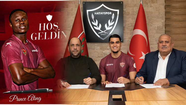 Hatayspor Sinan Özen ve Prınce Atıng ile sözleşme imzaladı