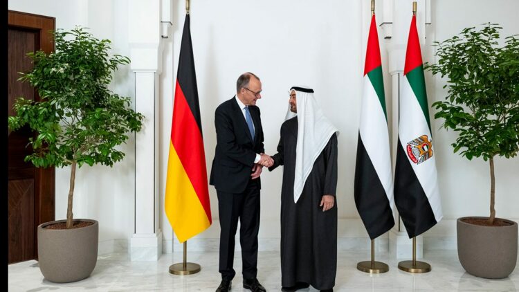 Almanya Başbakanı Merz ile BAE Devlet Başkanı Al Nahyan görüştü