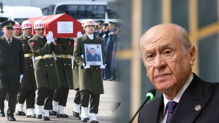 Bahçeli'den Hava Pilot Binbaşı İbrahim Bolat için taziye mesajı