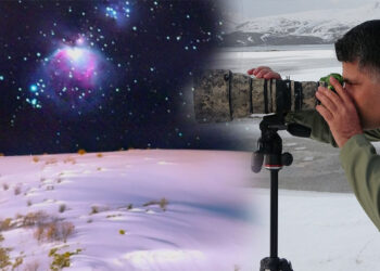 Bitlis’te ‘Orion Bulutsusu’ görüntülendi