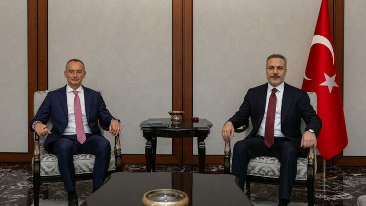 Bakan Fidan, Gazze Yüksek Temsilcisi Mladenov'u kabul etti