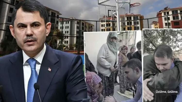 Bakan Kurum'dan 'Sındırgı Afet Konutları' paylaşımı