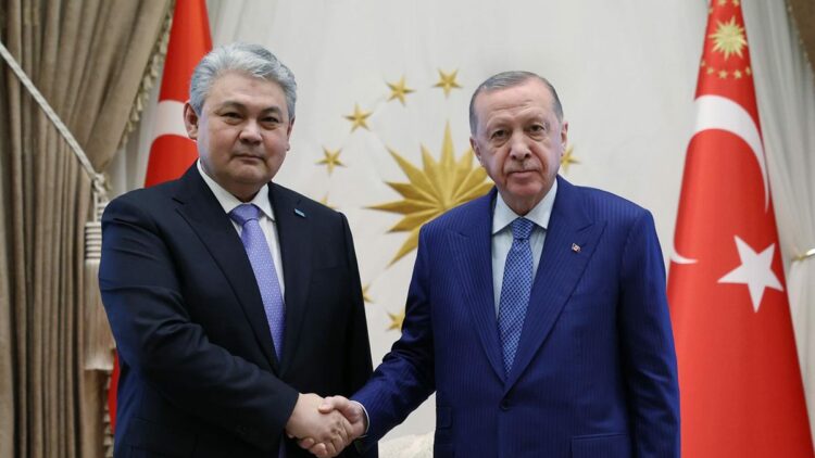 Cumhurbaşkanı Erdoğan, Kazakistan Dışişleri Bakanı'nı kabul etti