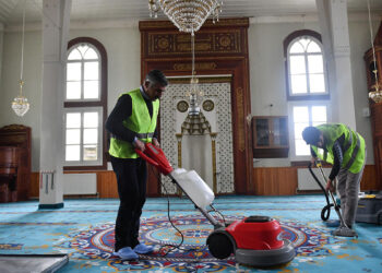 Erzurum’da ramazan ayı öncesi 376 cami ve mescit temizlendi