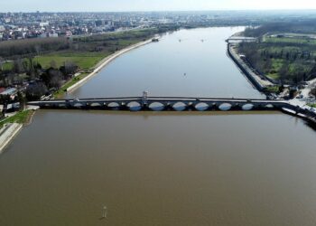 Edirne’de Meriç Nehri'nde debi arttı, ‘sarı alarm’ verildi