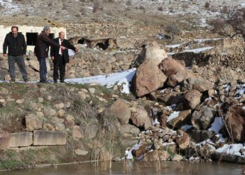 Erciyes'in eteklerindeki bin yıllık 'Roma havuzu' tahrip edildi