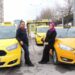 Eşine destek olmak için 10 yıldır taksicilik yapıyor
