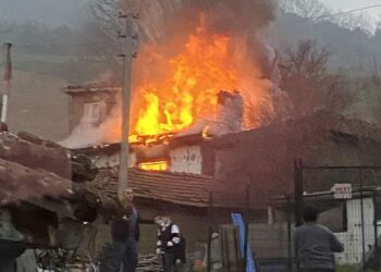 Evlerinde yangın çıkan çift öldü