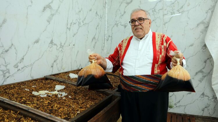 Fırat Nehri kenarında ağaçlardan toplanıp yapılan şerbete ramazan ilgisi 