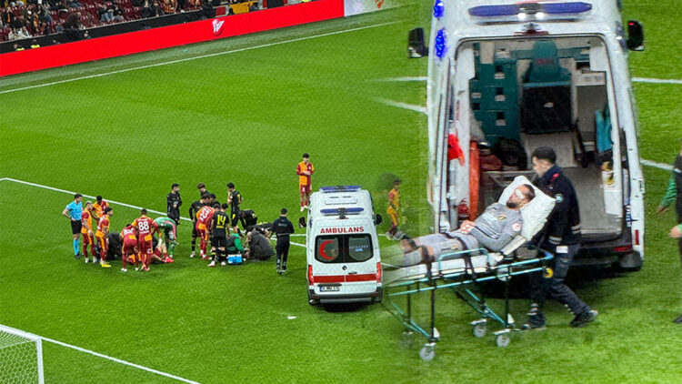 Galatasaray-İstanbulspor maçında korku dolu anlar