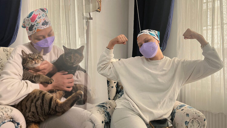 Hazal öğretmen 9 ayda kanseri yendi