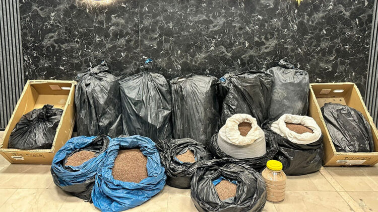 Kahveye emdirilmiş 374 kilo 600 gram uyuşturucu ele geçirildi