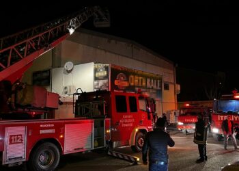 Kayseri'de hayvansal yan ürünler tesisinde yangın