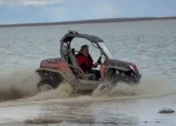 Koruma altındaki Seyfe Gölü'nde off-road yapan ATV sürücüsüne işlem
