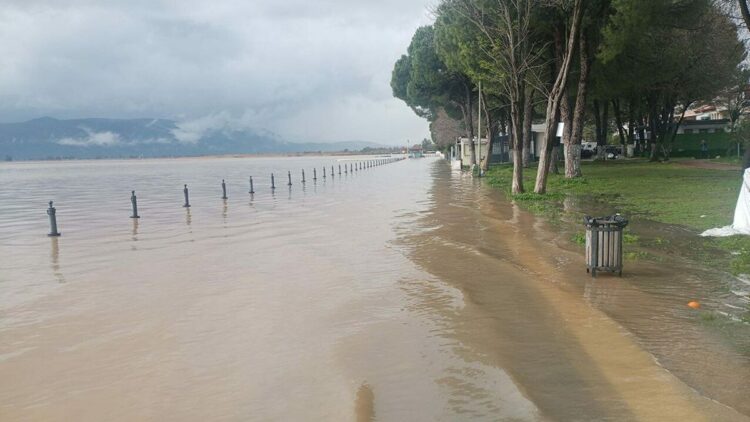 Köyceğiz Gölü taştı