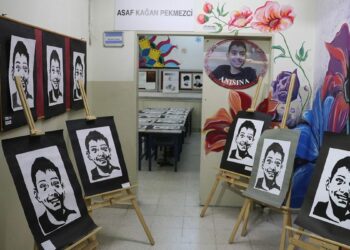 Lösemiden ölen Asaf'ın adı, okulundaki sanat atölyesinde yaşayacak