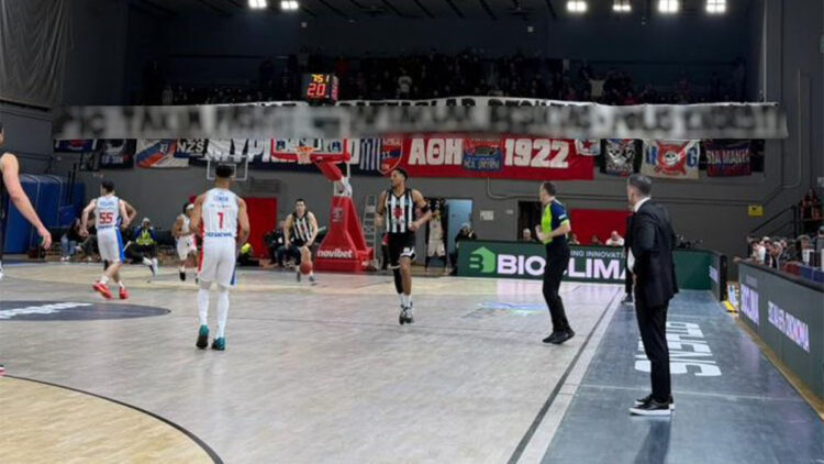 TBF, Panionios maçındaki pankarta sert tepki gösterdi