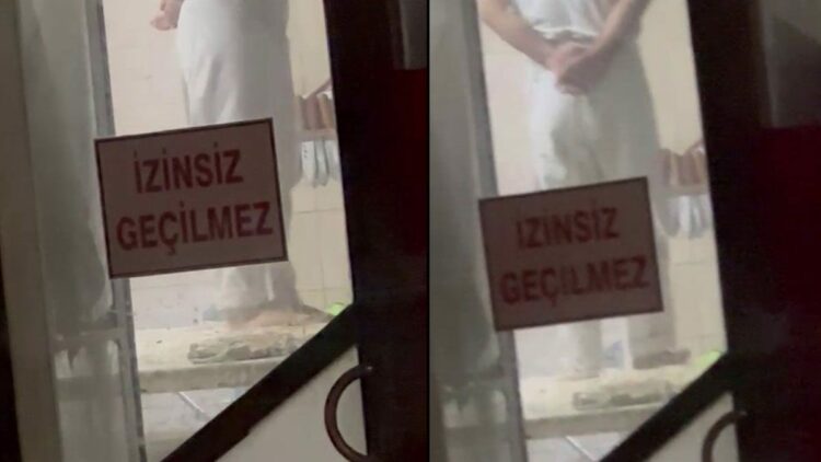 Ramazan’da hijyen skandalı kamerada: Ayaklarıyla hamur çiğnedi