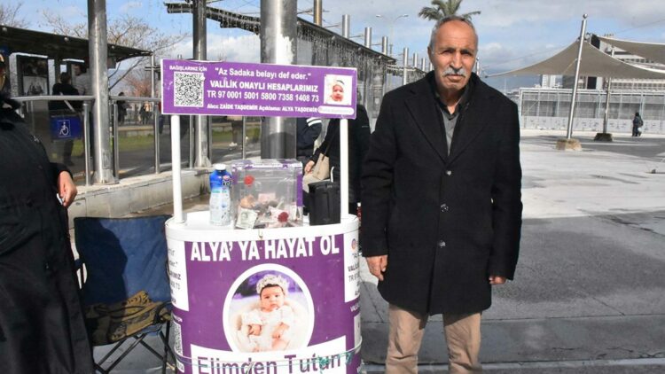 SMA'lı torunu için gönüllülerle el ele verdi