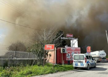Sakarya'da şekerleme fabrikasında yangın