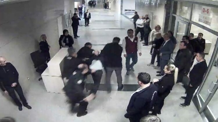 Savcının hakime silahlı saldırısı sonrası yaşananların görüntüleri ortaya çıktı