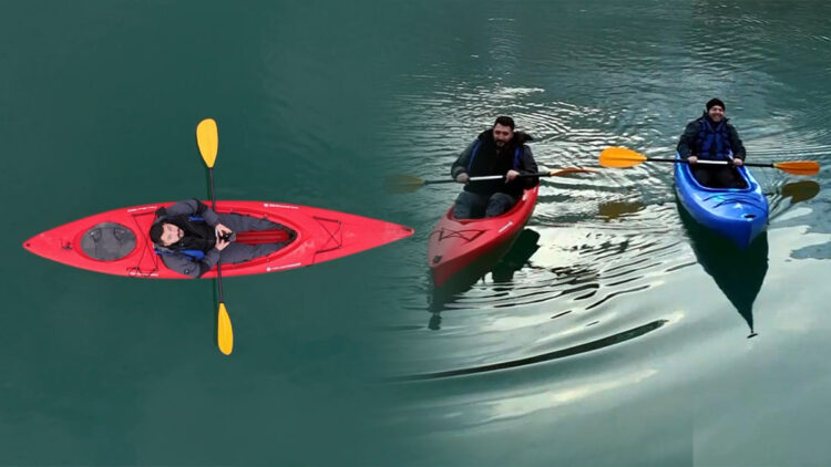 Tortum Gölü'nde kanoyla gezinti