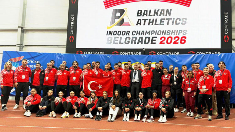 Türkiye, Balkan Salon Atletizm Şampiyonası'nda 14 madalya kazandı