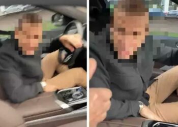 Trafikte yenidoğan bebekli aileye tabanca gösteren sürücü, gözaltına alındı