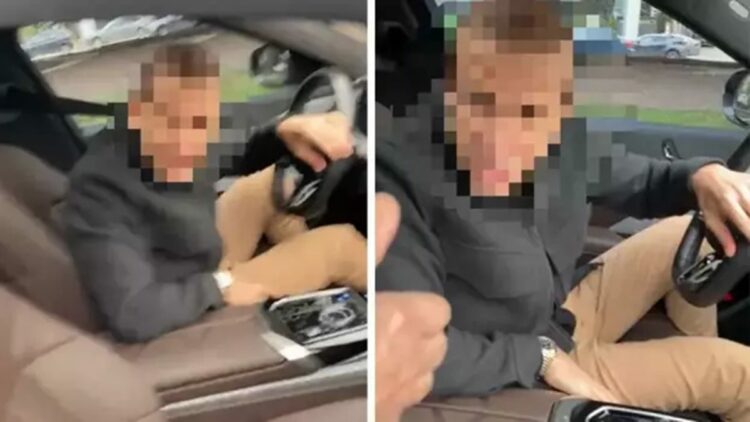 Trafikte yenidoğan bebekli aileye tabanca gösteren sürücü, gözaltına alındı