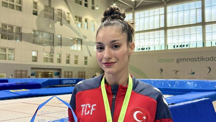 Trampolin cimnastikte İzmir'e iki madalya