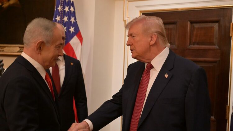Trump ile Netanyahu'nun görüşmesi sona erdi