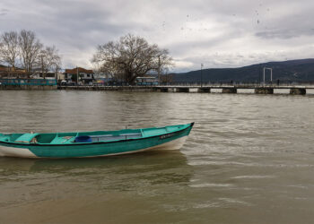 Uluabat Gölü'ndeki su seviyesi yağışlarla yükseldi