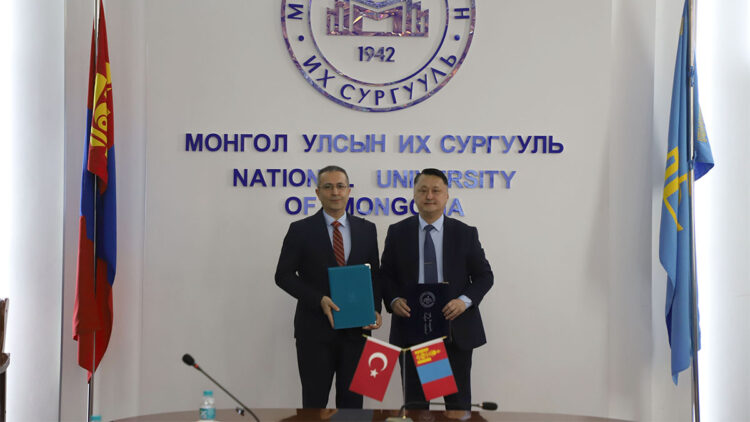 Yunus Emre Enstitüsü ile Moğolistan arasında mutabakat zaptı imzalandı