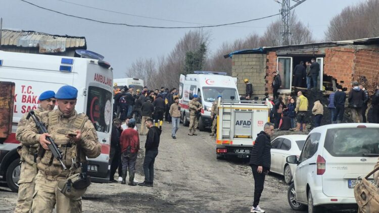 Zonguldak'ta maden ocağında göçük