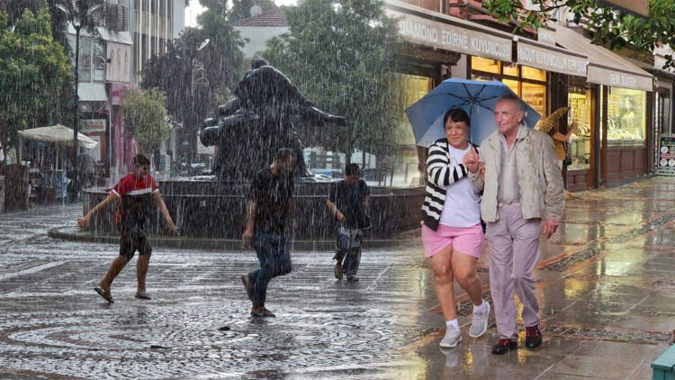 Edirne için kuvvetli yağış uyarısı yapıldı