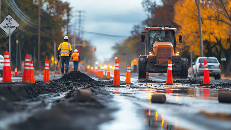 Yol çalışması var, arkadan dolan can!