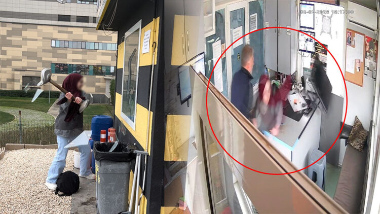 'Taksi beni sevmiyor' diyerek taksi durağına saldırmış