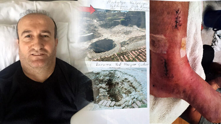 Arkeolojik kazı alanındaki çukura düştü; 1 milyon lira tazminat kararı çıktı