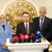 Adalet Bakanı Akın Gürlek, Düzce Valiliği'ni ziyaret etti. Fotoğraf: Musa KESKİN/Düzce,(DHA)