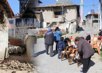 Denizli'de 5.1 büyüklüğündeki depremde evlerde çatlaklar oluştu