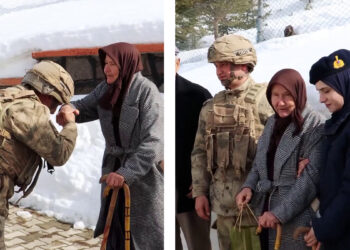 Elleriyle ördüğü çorapları 2 yıldır Mehmetçik’e gönderiyor