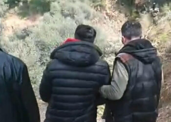 Firari hükümlü kovalamaca sonucu dağlık alanda yakalandı