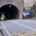 Gümüşhane- Giresun kara yolu heyelan nedeniyle ulaşıma kapandı