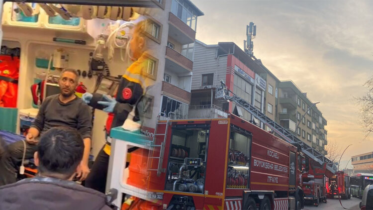 İş merkezinde yangın; 1 kişi dumandan etkilendi